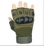 Тактичні рукавички з відкритими пальцями (L), фото 2