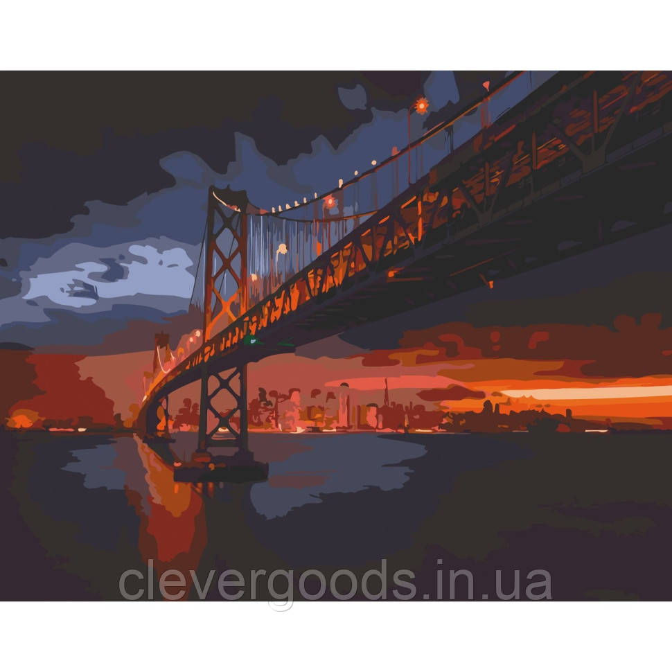 Картина за номерами "Golden Gate Bridge" Art Craft 11003-AC 40х50 см