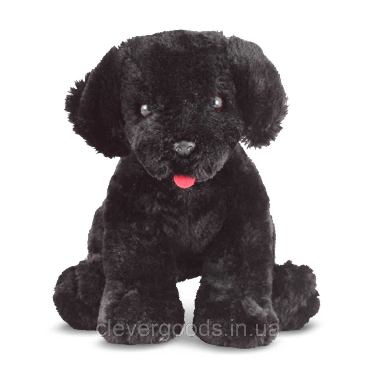 М'яка іграшка для дівчинки іграшка плюшевий собака Щеня чорного Лабрадору, 31 см Melissa&Doug (MD7484)