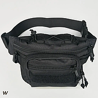 Тактична сумка, поясна сумка Чорна, Тактична сумка через плече, сумка для військових