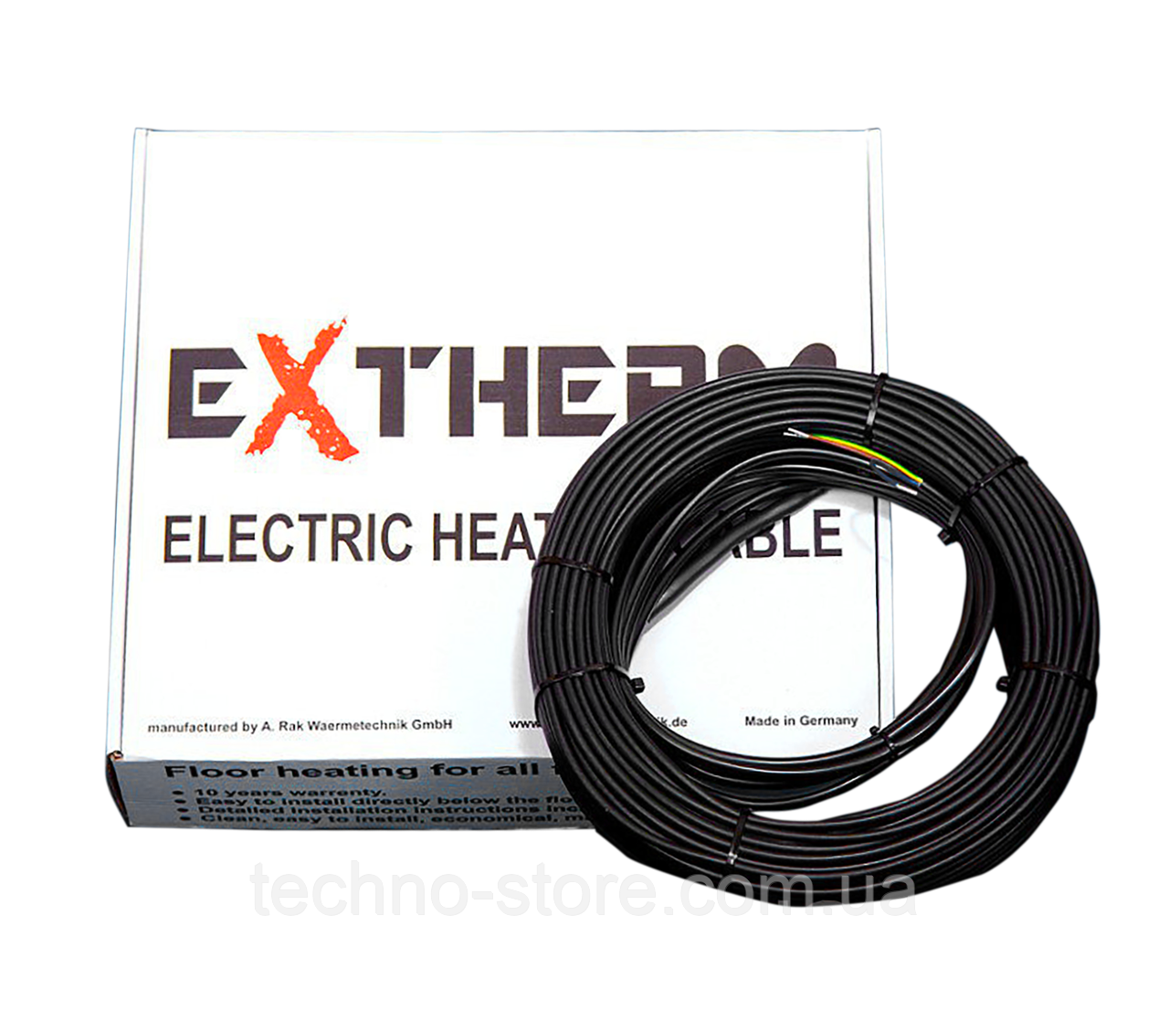 Нагрівальний кабель двожильний Extherm ETС ECO 20-3000