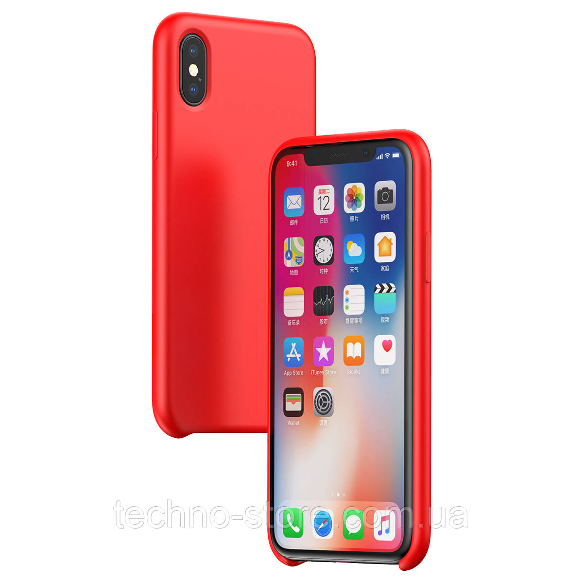 Чохол Baseus для iPhone X/Xs Original LSR Red (WIAPIPHX-SL09)