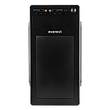 Корпус БЕЗ БЖ Everest 6116 - MATX, 2xUSB3.0+2xUSB2.0, фото 2