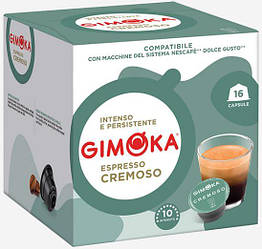 Кава в капсулах Дольче Густо — Dolce Gusto Gimoka Espresso Cremoso (коробка 16 капсул)