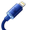 Кабель зарядний Baseus Crystal Shine USB Type C to Lightning 20 Вт 1.2 м Blue (CAJY000203), фото 7