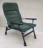 Крісло посилене (до 150 кг) коропове комфортне Carp Elektrostatyk FK6.Польське. Є самовивіз у Києві., фото 5