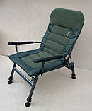 Крісло посилене (до 150 кг) коропове комфортне Carp Elektrostatyk FK6.Польське. Є самовивіз у Києві., фото 6