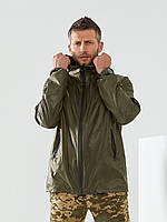 Мужская военная куртка от дождя, Водоотталкивающая Ткань. Хаки и камуфляж. Размеры 48-50,52-54,56-58 M-L, 48-50, Хаки
