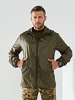 Мужская военная куртка от дождя, Водоотталкивающая Ткань. Хаки и камуфляж. Размеры 48-50,52-54,56-58 3XL-4XL, 56-58, Хаки