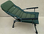 Крісло посилене (до 150 кг) коропове комфортне Carp Elektrostatyk FK6.Польське. Є самовивіз у Києві., фото 2
