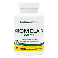Натуральная добавка Natures Plus Bromelain 500 mg, 90 таблеток