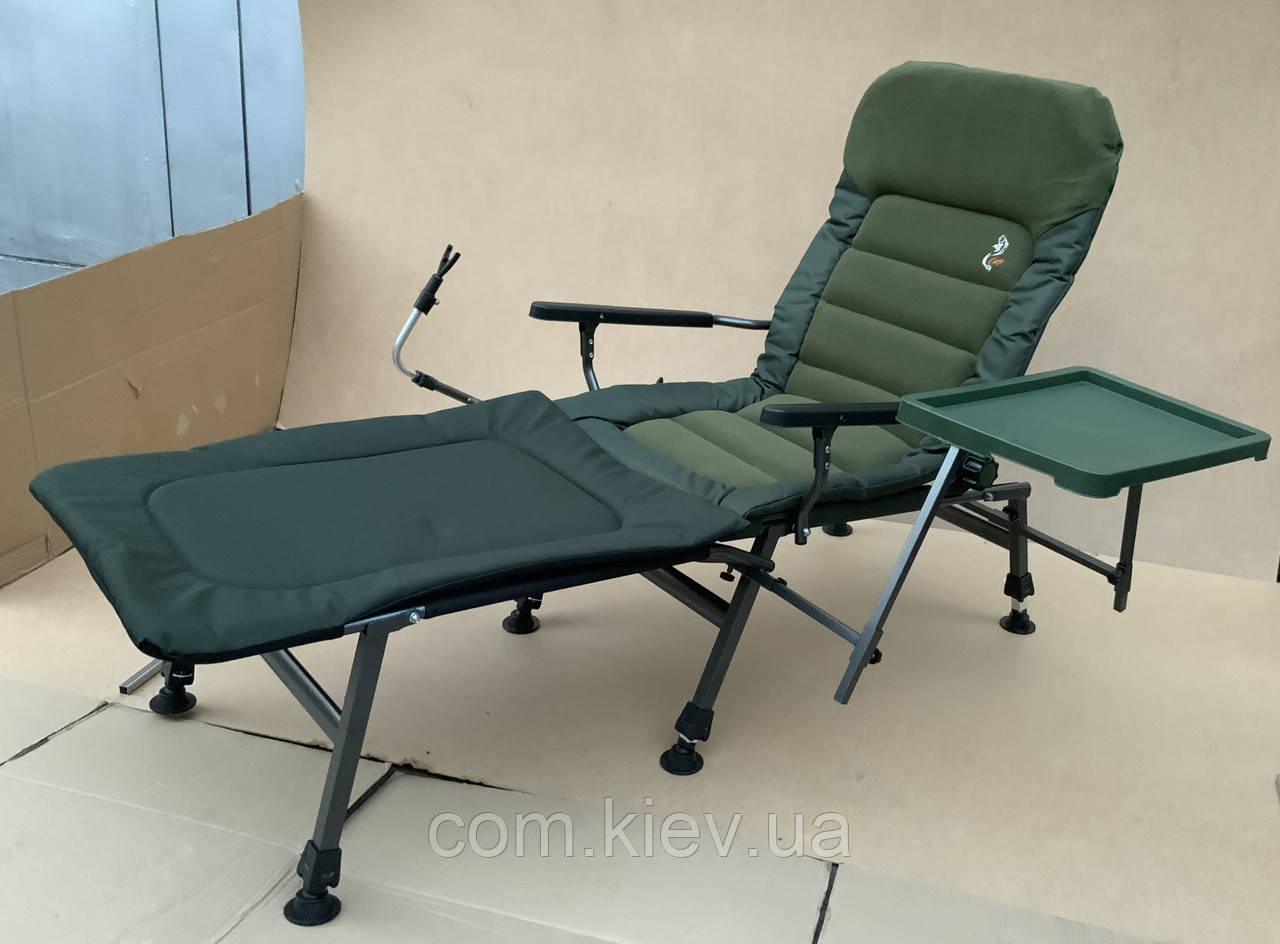 Крісло-розкладачка у комплекті з обвісами Carp Elektostatyk FK6 STP+POD + сумка-чохол, фото 1