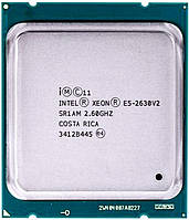 Процессор Intel Xeon E5 2630v2 6x2.60-3.60GHz 15mb 80W Cashe Ivy Bridge-E 22nm SR1AM