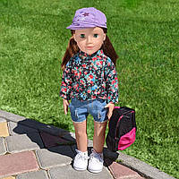 Лялька дитяча модниця розмовляє українською мовою шатенка М 3920-22-23-2 48 см пісня кольори фрази