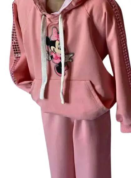 Пудрово-рожевий спортивний костюм для дівчинки 104-128 Minnie Mouse