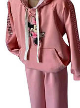 Пудрово-рожевий спортивний костюм для дівчинки 104-128 Minnie Mouse