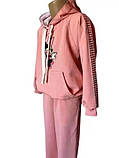 Пудрово-рожевий спортивний костюм для дівчинки 104-128 Minnie Mouse, фото 3