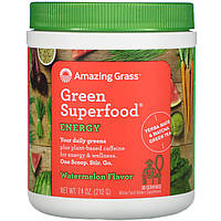 Amazing Grass, Green Superfood, Энергия, Арбуз, 7,4 унции (210 г) Днепр