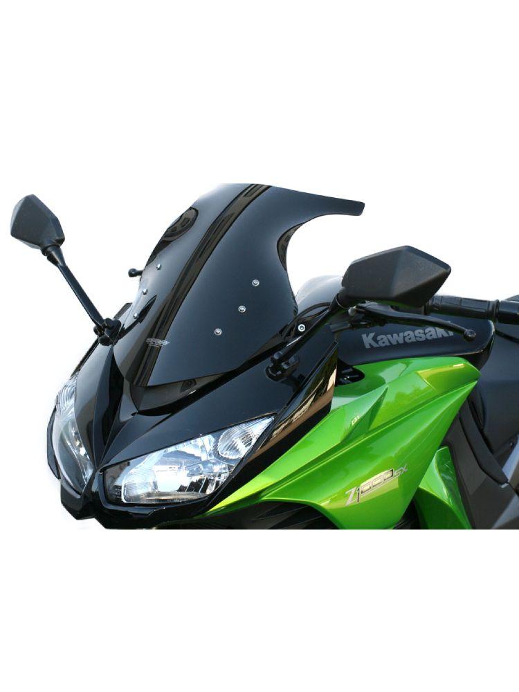 Вітрове скло MRA оригінальної форми "OM" для Kawasaki Z 1000 SX (11-16) чорне