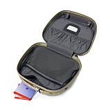 Середня валіза з кейсом в комплекті Snowball 61303 пудрова, фото 8