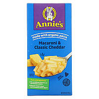 Annie's Homegrown, макароны с классическим сыром чеддер, 170 г (6 унций) Днепр