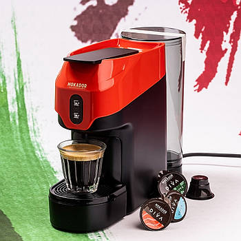 Капсульна кавомашина DIVA MOKADOR D1 Vending Red