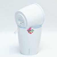 Горщик для орхідеї з системою гнотового автополива ORCHIDEA TWIN білий 2 л Santino