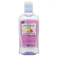 Dickinson Brands, улучшенная формула гамамелиса, увлажняющий тоник с розовой водой, без спирта, 473 мл Днепр