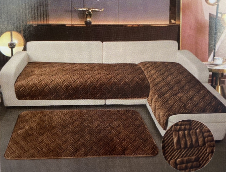Накидки-дивандеки на диван і крісла, багатофункціональні 3 полотна