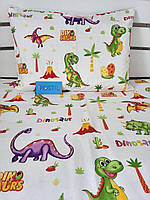 Детское постельное белье "Динозавры" в кроватку