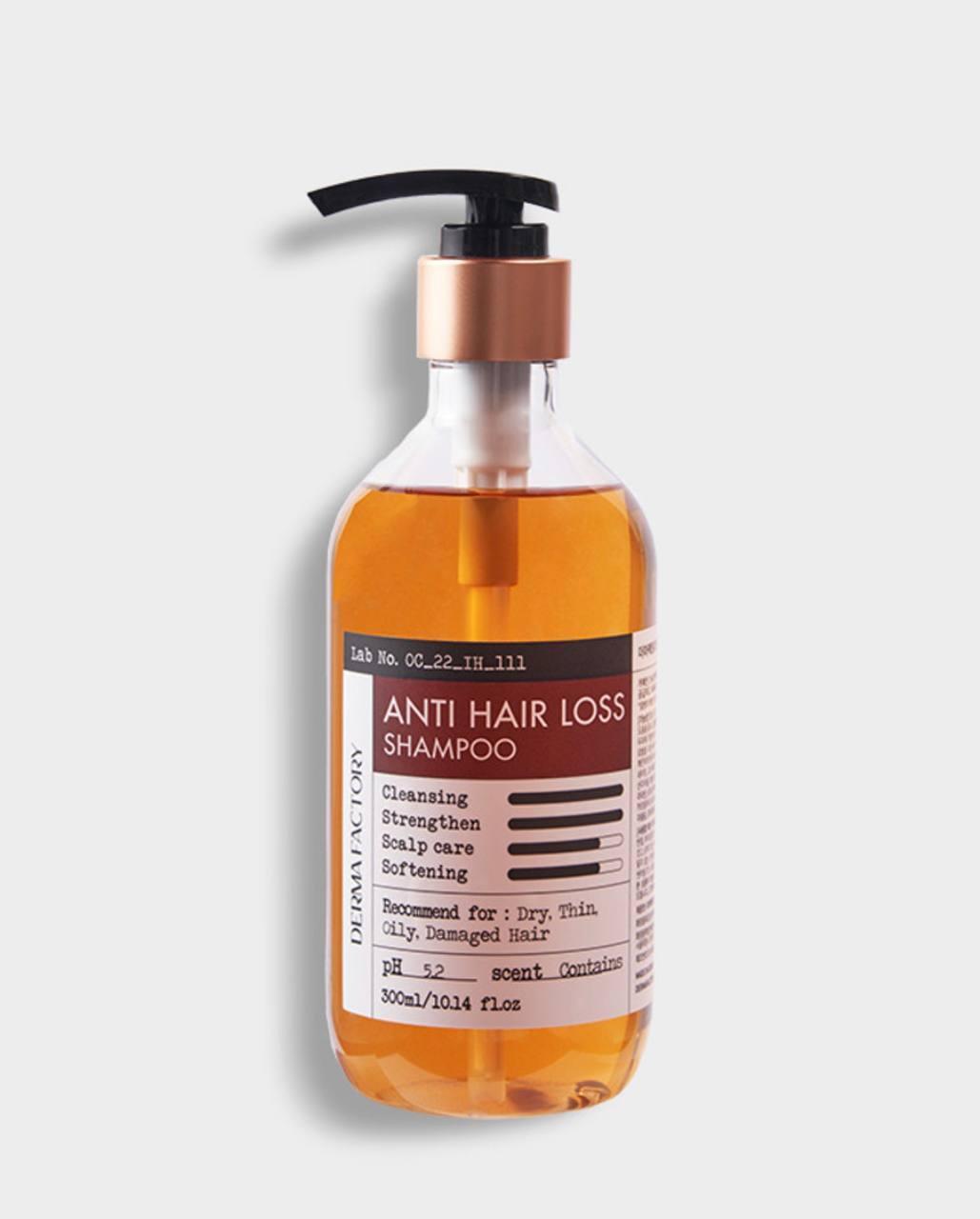 Derma Factory Anti Hair Loss Shampoo - Шампунь проти випадіння волосся з пивними дріжджами, 300 мл, фото 1