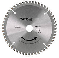 Диск пильный по алюминию 210/30 мм 60 зубцов YATO YT-60929