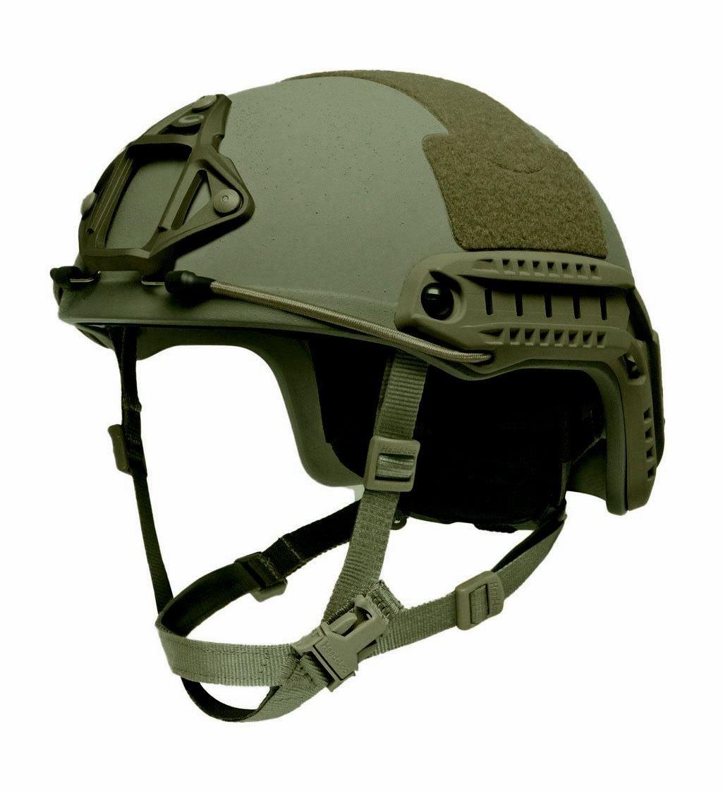 Шолом тактичний FAST Helmet NIJ IIIA каска армид/кевлар олива, фото 1