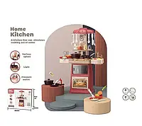Детский игровой набор Большая интерактивная кухня 889-306. В наборе 44 элемента. Автомат. подача воды