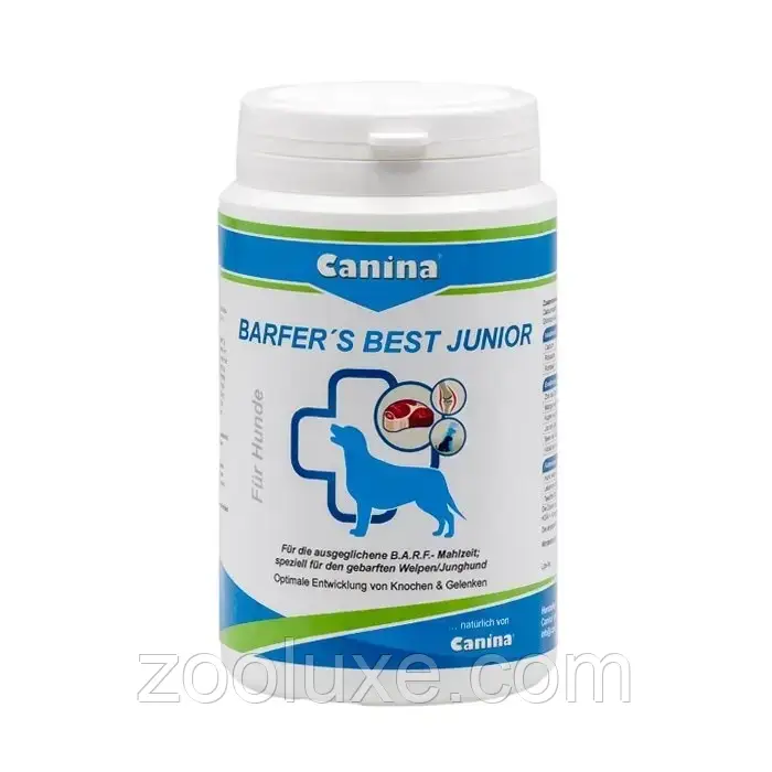 Canina Barfers Best Junior 350 г Вітамінно-мінеральний комплекс для цуценят і молодих собак/ вітамінів для
