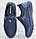 Розміри 42, 43, 44  Кросівки літні осінні на підошві з піни, текстиль сітка, сині з сірим  Restime 24820, фото 7
