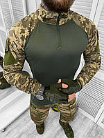 Военный тактический убакс Single Sword пиксель, боевая рубашка с карманами пиксель большие размеры