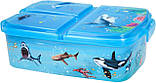 Ланчбокс на 3 відділення Dino World Підводний світ 11445, фото 3