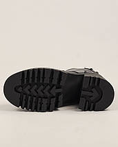 Черевики жіночі осінні Phany 2814600 36 чорні шкіра, фото 3