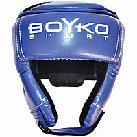 Боксерский шлем BoYko №2 композиционная кожа синий L (bs6246012103)