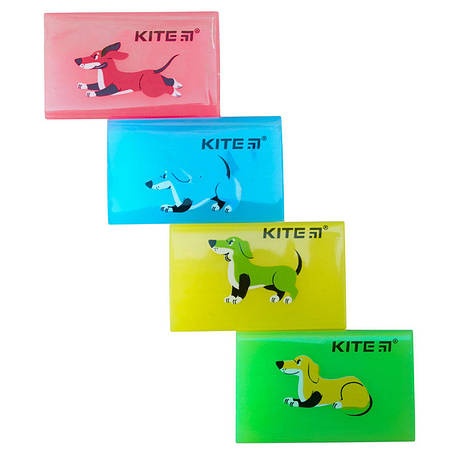 Гумка кольорова Kite Dogs K22-026, асорті, фото 2