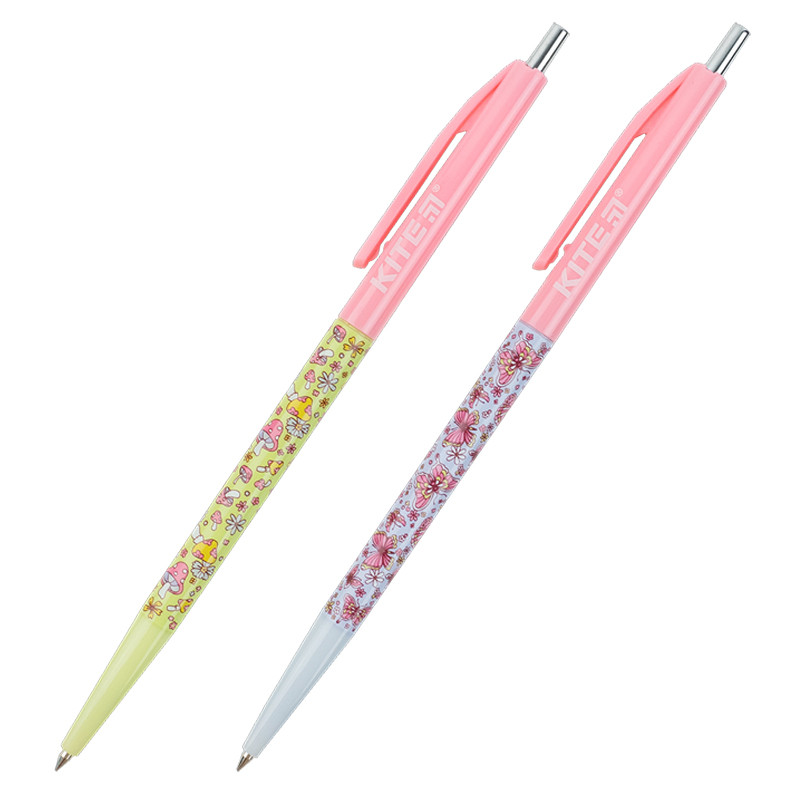 Ручка кулькова автоматична Kite Cute Nature K23-361-1, синя