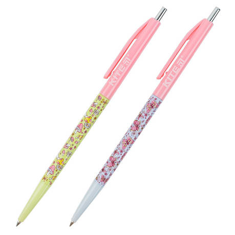 Ручка кулькова автоматична Kite Cute Nature K23-361-1, синя, фото 1