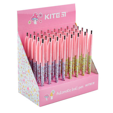 Ручка кулькова автоматична Kite Cute Nature K23-361-1, синя, фото 2