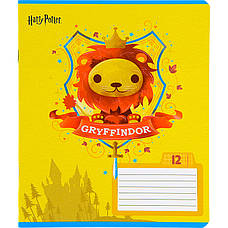 Зошит шкільний Kite Harry Potter HP22-232, 12 аркушів, клітинка, фото 3