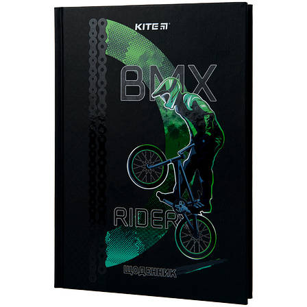 Щоденник шкільний Kite BMX K22-262-6, тверда обкладинка, фото 2