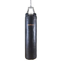 Боксерский мешок BoYko BS цилиндрический, кожа, 110х35 см на 4 пружинах L18 (bs0411352103)