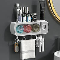 Диспенсер для зубної пасти з тримачем зубних щіток Toothbrush Holder