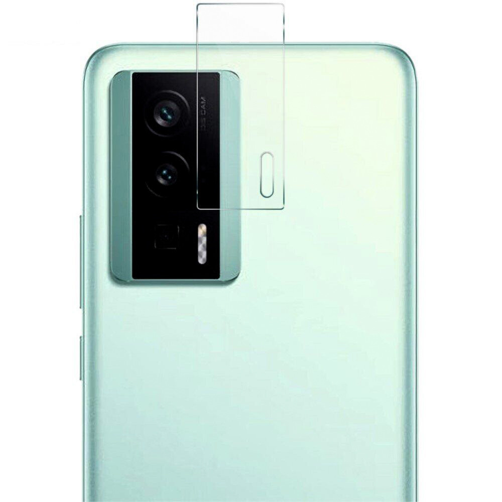 Захисне скло Tempered Glass на задню камеру для Xiaomi Poco F5 Pro, Transparent, фото 1