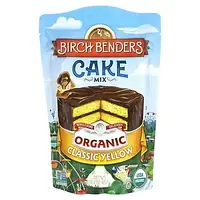 Birch Benders, Cake Mix, органический классический желтый, 432 г (15,2 унции) в Украине